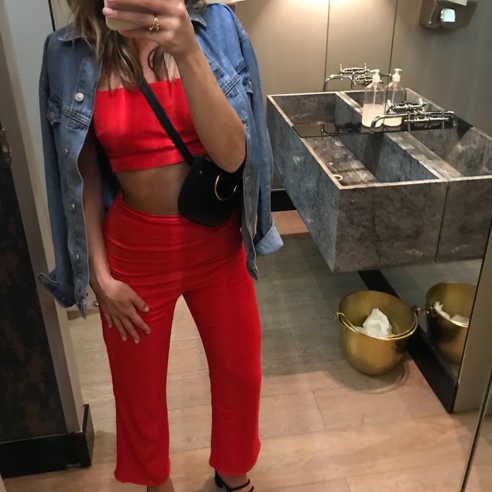 Flynn Skye Women's pant and crop Set XS/S